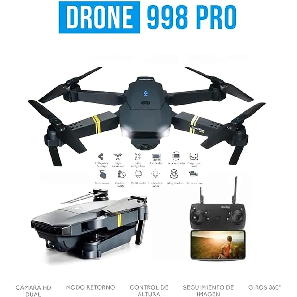 DRONE Dual Camera 4K 998 PRO Wifi